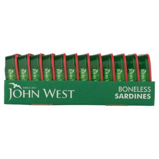 John West Boneless Sardines in Tomato Sauce, 12 x 95g