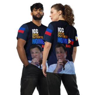 ICC SEND DUTERTE  HOME ALIVE unisex sports jersey