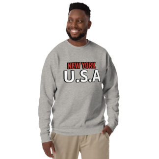 USA New York Unisex Premium Sweatshirt